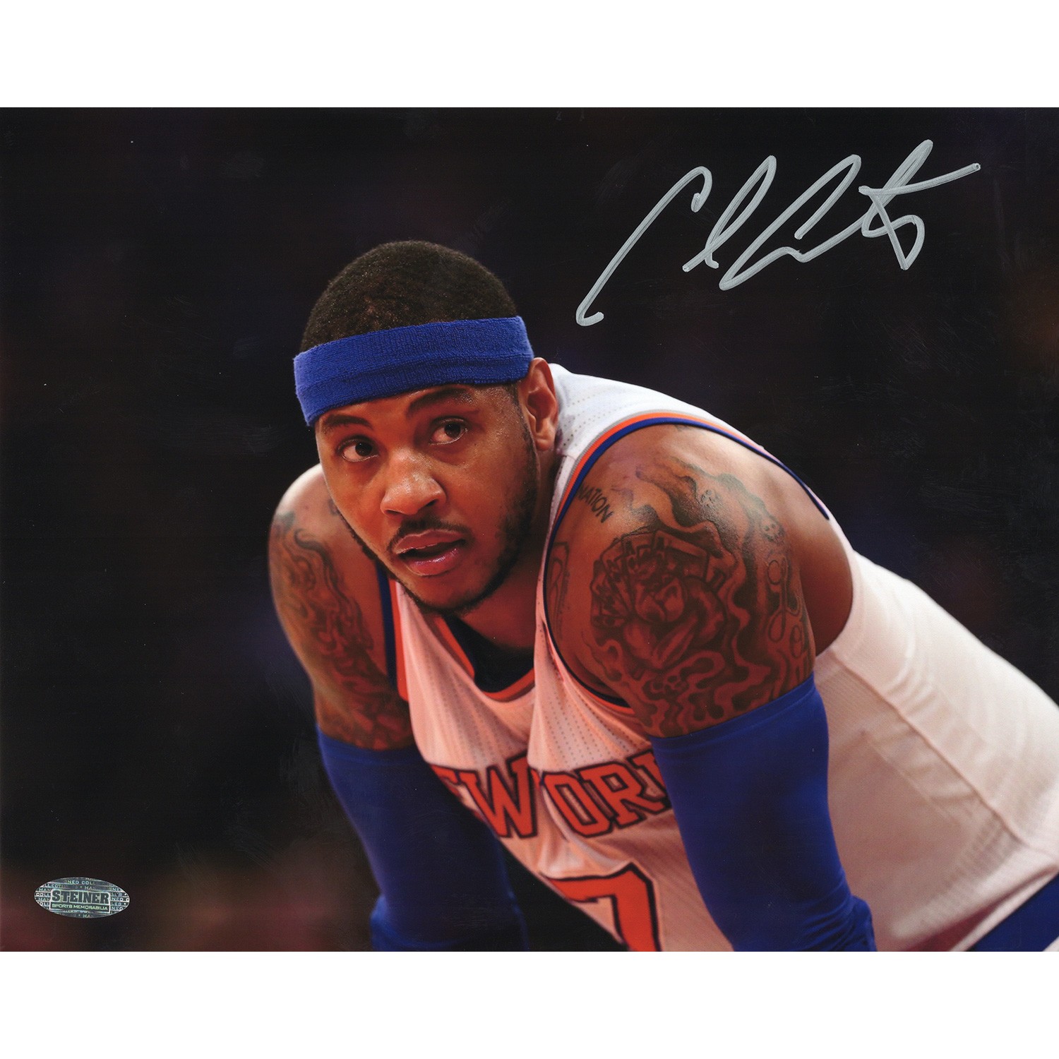 Carmelo Anthony カーメロ・アンソニー 直筆サイン入り写真 STEINER認証